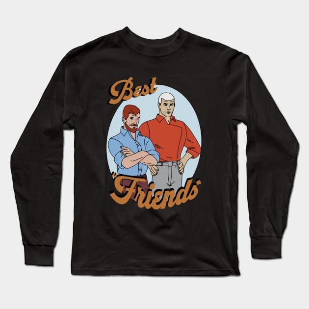 Johnny quest best friends Long Sleeve T-Shirt by Quinn’s Parlor 